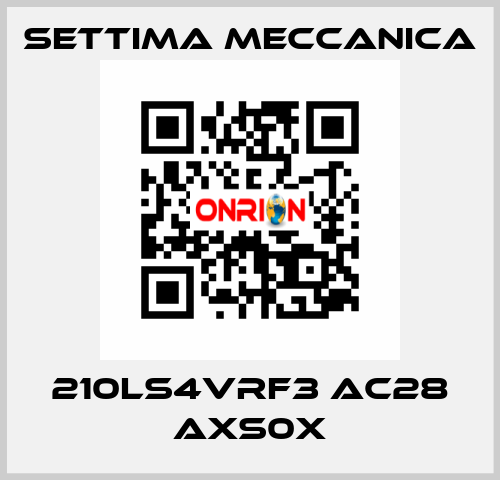 210LS4VRF3 AC28 AXS0X Settima Meccanica