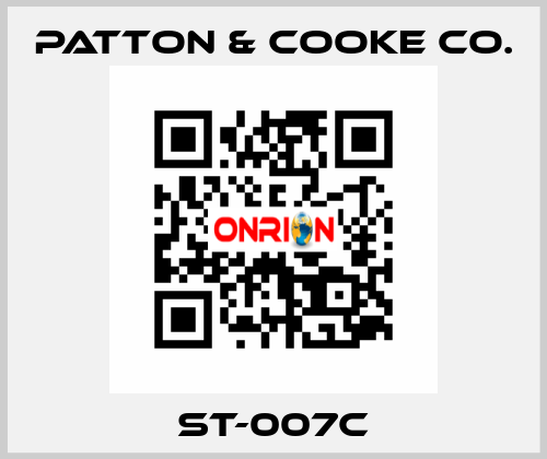 ST-007C Patton & Cooke Co.