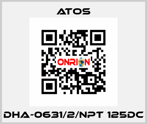 DHA-0631/2/NPT 125DC Atos