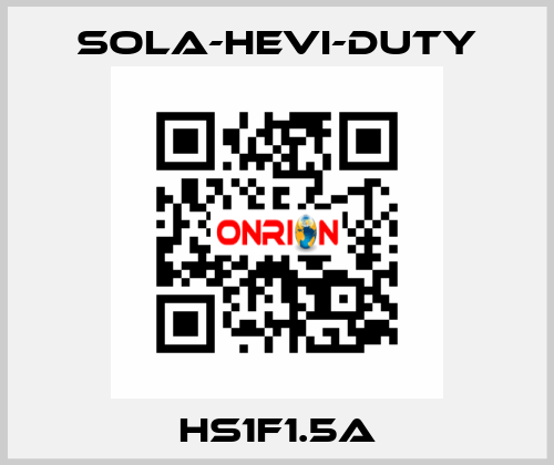 HS1F1.5A Sola-Hevi-Duty