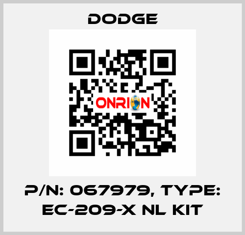p/n: 067979, Type: EC-209-X NL KIT Dodge