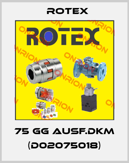 75 GG AUSF.DKM (D02075018) Rotex