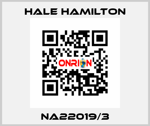 NA22019/3 HALE HAMILTON