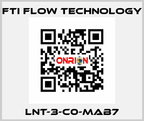 LNT-3-C0-MAB7 Fti Flow Technology