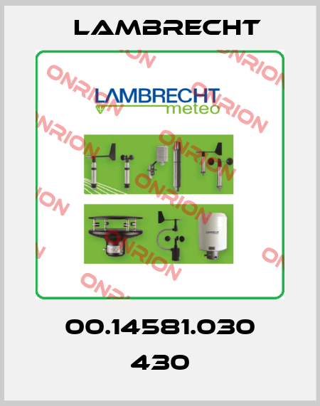 00.14581.030 430 Lambrecht