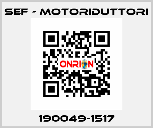 190049-1517 SEF - MOTORIDUTTORI