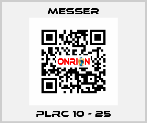 PLRC 10 - 25 Messer