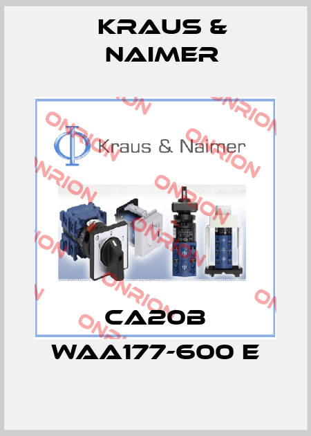 CA20B WAA177-600 E Kraus & Naimer