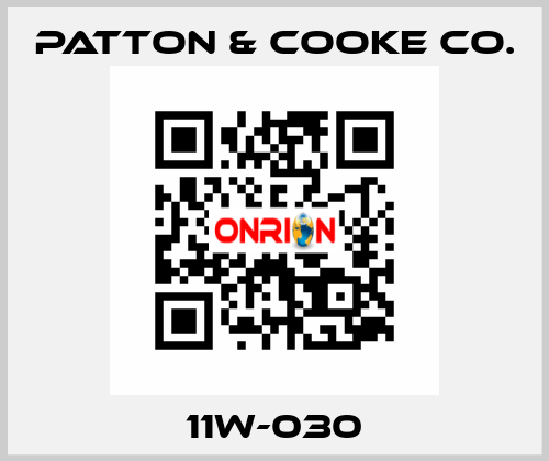 11W-030 Patton & Cooke Co.