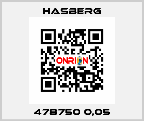 478750 0,05 Hasberg