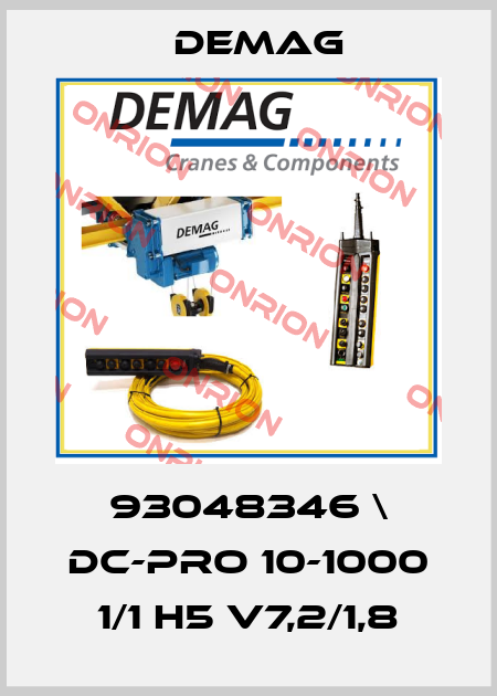 93048346 \ DC-PRO 10-1000 1/1 H5 V7,2/1,8 Demag