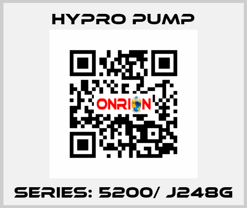 Series: 5200/ J248G Hypro Pump