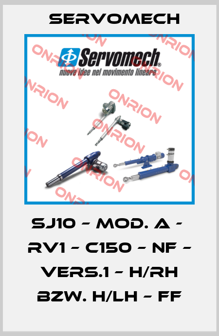 SJ10 – Mod. A -  RV1 – C150 – NF – Vers.1 – H/RH bzw. H/LH – FF Servomech