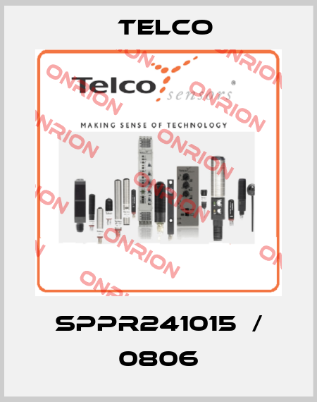 SPPR241015  / 0806 Telco