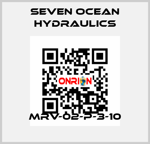 MRV-02-P-3-10 Seven Ocean Hydraulics