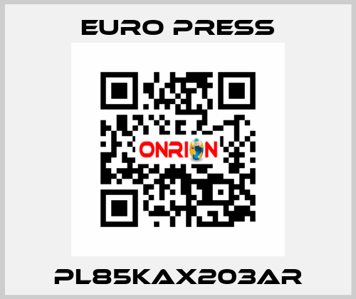 PL85KAX203AR Euro Press