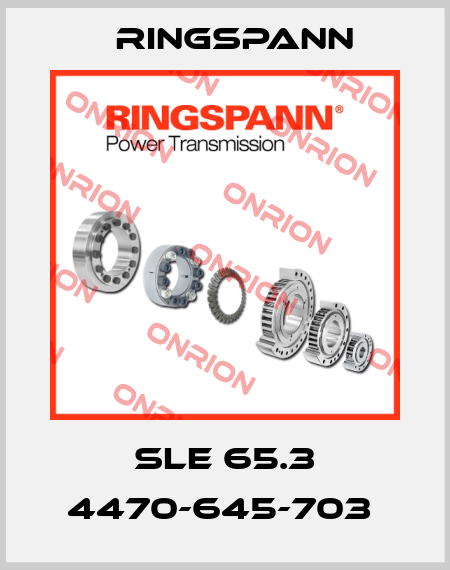 SLE 65.3 4470-645-703  Ringspann
