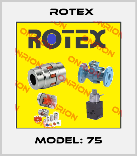 Model: 75 Rotex