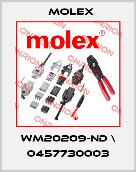 WM20209-ND \ 0457730003 Molex