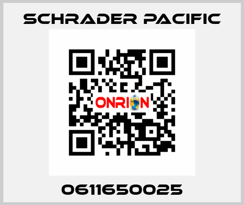 0611650025 Schrader Pacific