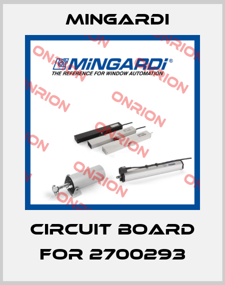 circuit board for 2700293 Mingardi