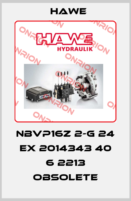 NBVP16Z 2-G 24 EX 2014343 40 6 2213 obsolete Hawe