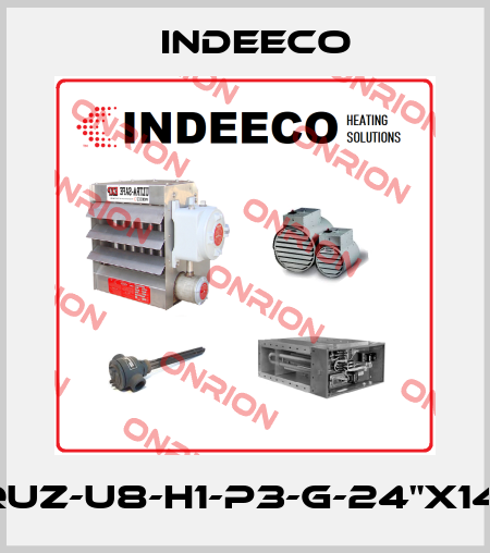 QUZ-U8-H1-P3-G-24"x14" Indeeco