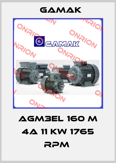 AGM3EL 160 M 4a 11 kW 1765 rpm  Gamak
