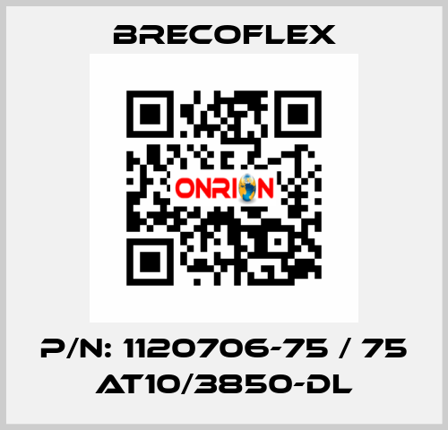 P/N: 1120706-75 / 75 AT10/3850-DL Brecoflex