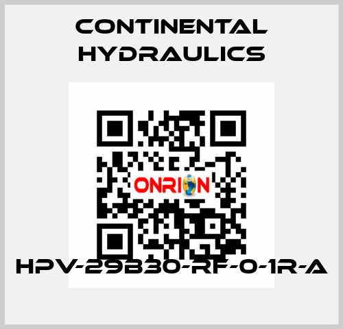 HPV-29B30-RF-0-1R-A Continental Hydraulics