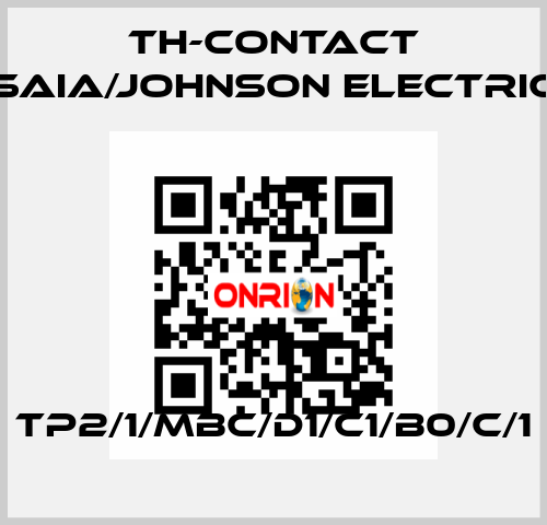  TP2/1/MBC/D1/C1/B0/C/1 TH-Contact (Saia/Johnson Electric)