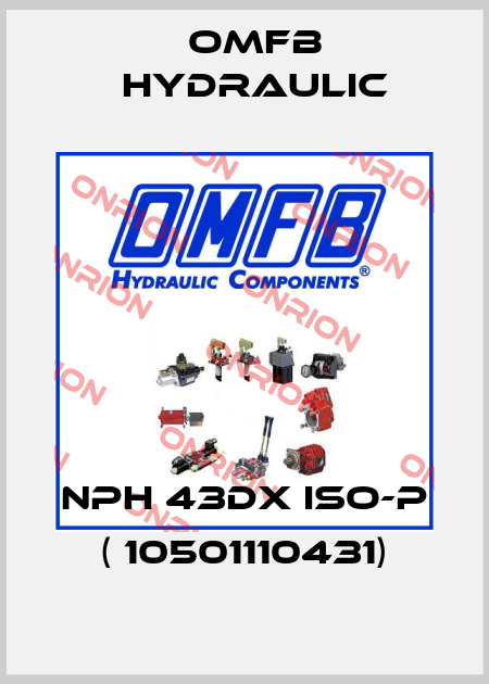 NPH 43DX ISO-P ( 10501110431) OMFB Hydraulic