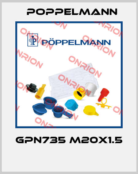 GPN735 M20x1.5        Poppelmann