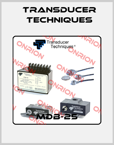 MDB-25 Transducer Techniques