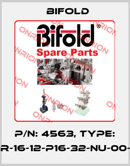 P/N: 4563, Type: SPR-16-12-P16-32-NU-00-AL Bifold