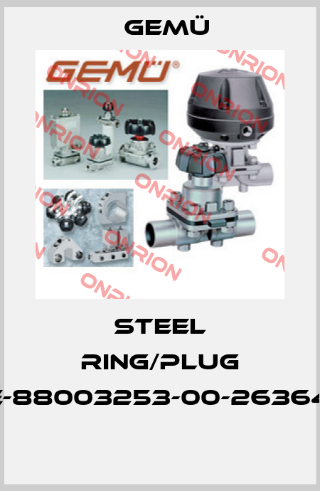STEEL RING/PLUG I-DE-88003253-00-2636444  Gemü