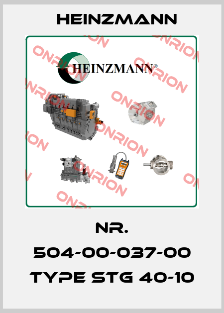 Nr. 504-00-037-00 Type StG 40-10 Heinzmann