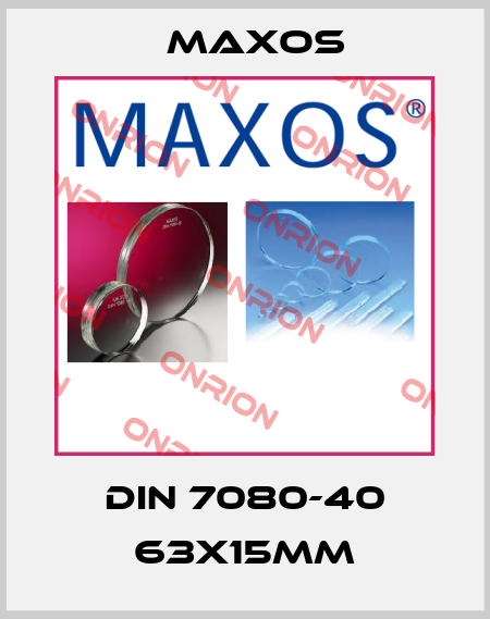 DIN 7080-40 63x15mm Maxos