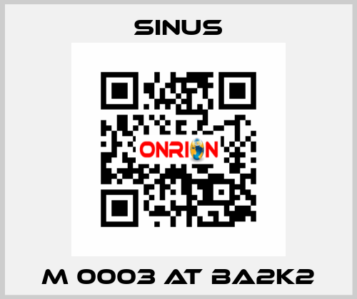 M 0003 AT BA2K2 Sinus