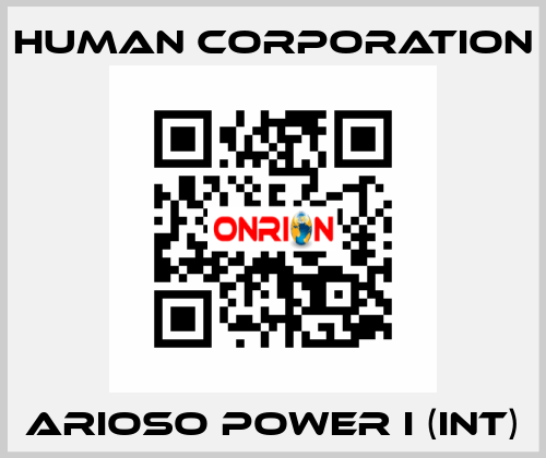 Arioso Power I (Int) Human Corporation