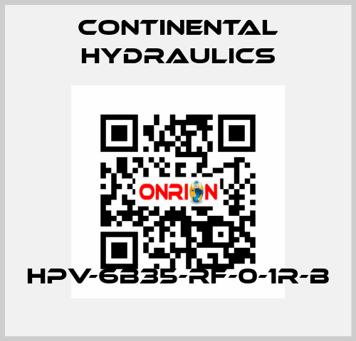 HPV-6B35-RF-0-1R-B Continental Hydraulics