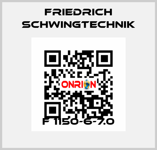 F 1150-6-7.0 Friedrich Schwingtechnik