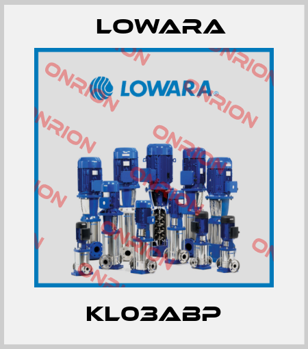 KL03ABP Lowara