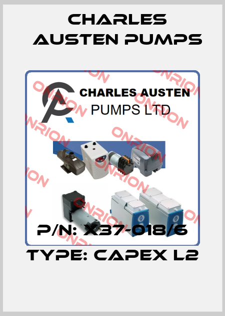P/N: X37-018/6 Type: CAPEX L2 Charles Austen Pumps