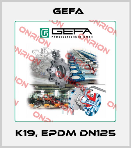  K19, EPDM DN125 Gefa