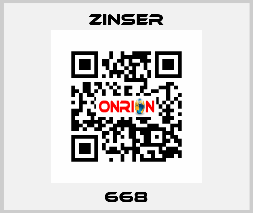 668 Zinser