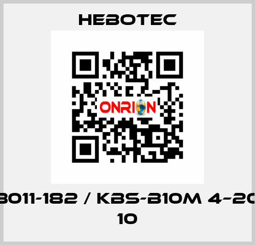 3011-182 / KBS-B10M 4–20 10 HEBOTEC