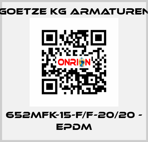 652mFK-15-f/f-20/20 - EPDM Goetze KG Armaturen