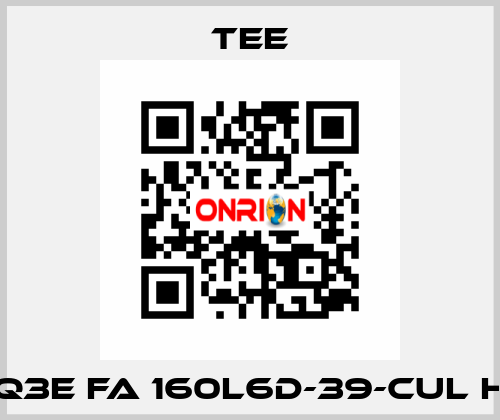 Q3E FA 160L6D-39-CUL H TEE