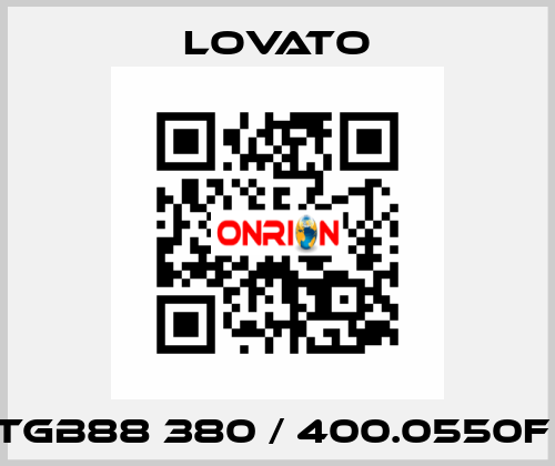 TGB88 380 / 400.0550F  Lovato